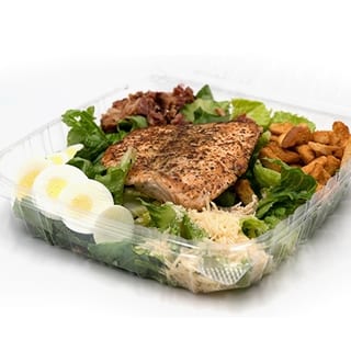 Grilled Salmon Caesar Salad