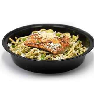 Blackened Salmon Pesto