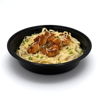Blackened Shrimp Alfredo