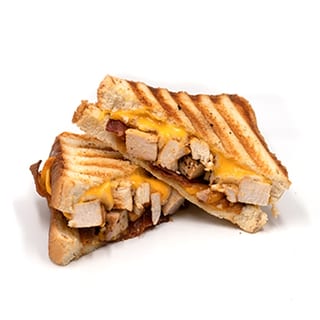 Blackened Chicken Bacon 5-Cheese Grilled Cheese